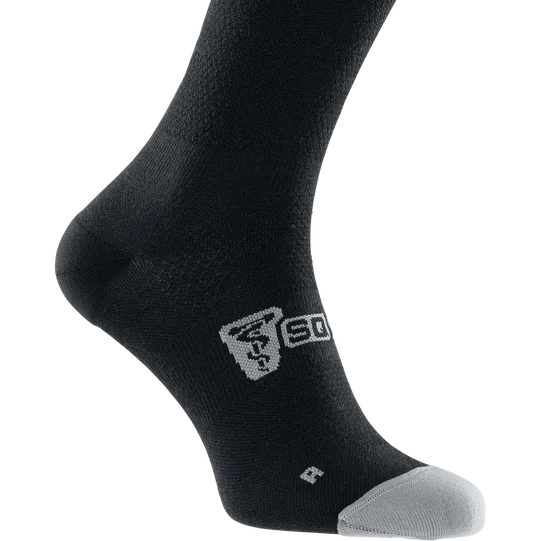 SQlab ONE11 2.0 unisex MTB cycling socks in black and light grey