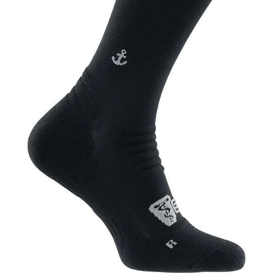 SQlab ONE OX knee-high cycling socks in black for mountain biking