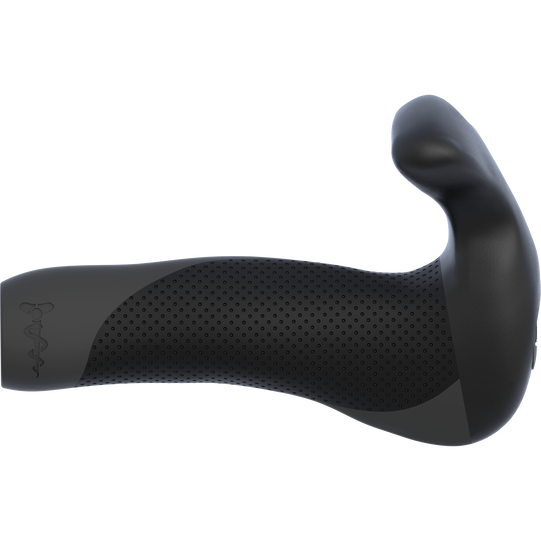 SQlab Stuby bicycle handlebar grip with bar end in black, side view