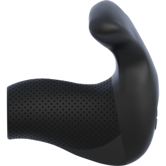SQlab Stuby Short handlebar grip with short bar end in black, three-quarter view