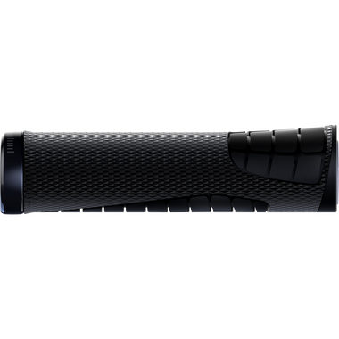 Poignée de guidon VTT enduro SQlab 7OX en noir, vue arrière avec rainures pour les doigts
