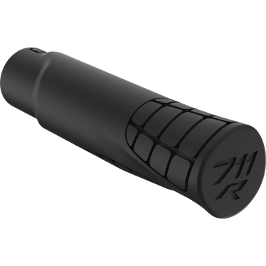 SQlab 711 R MTB handlebar grip in black with segmented silicone rubber surface