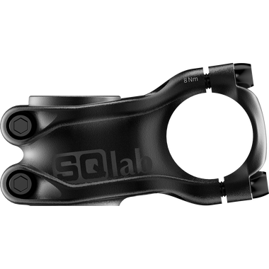 SQlab 8OX MTB stem in matte black top view