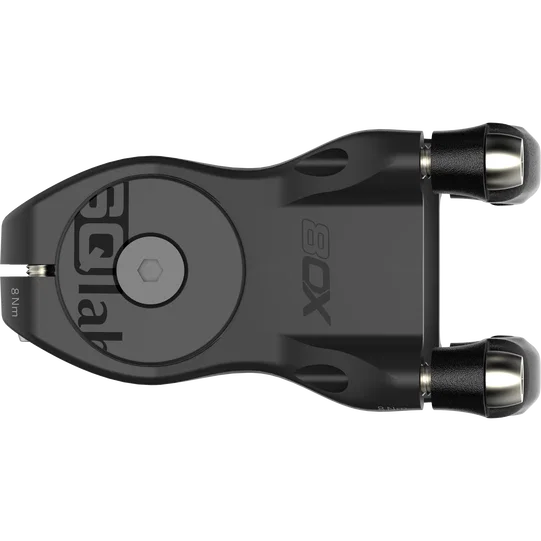 SQlab 8OX ltd MTB Vorbau in matt schwarz, Draufsicht, 4-Bolt Lenkerklemmung