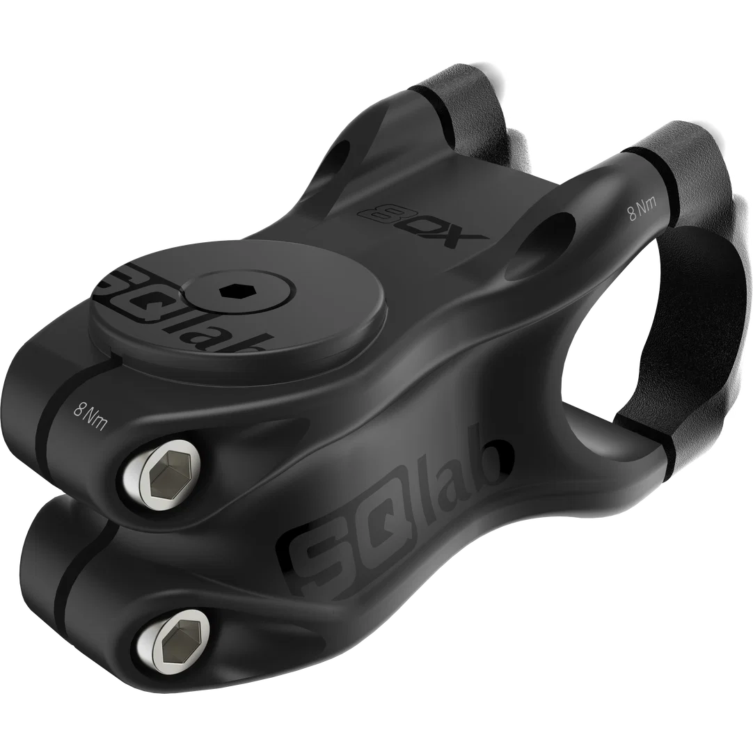 SQlab 8OX ltd. MTB Vorbau in matt schwarz, CNC-gefräst, mit 4-Bolt Lenkerklemmung