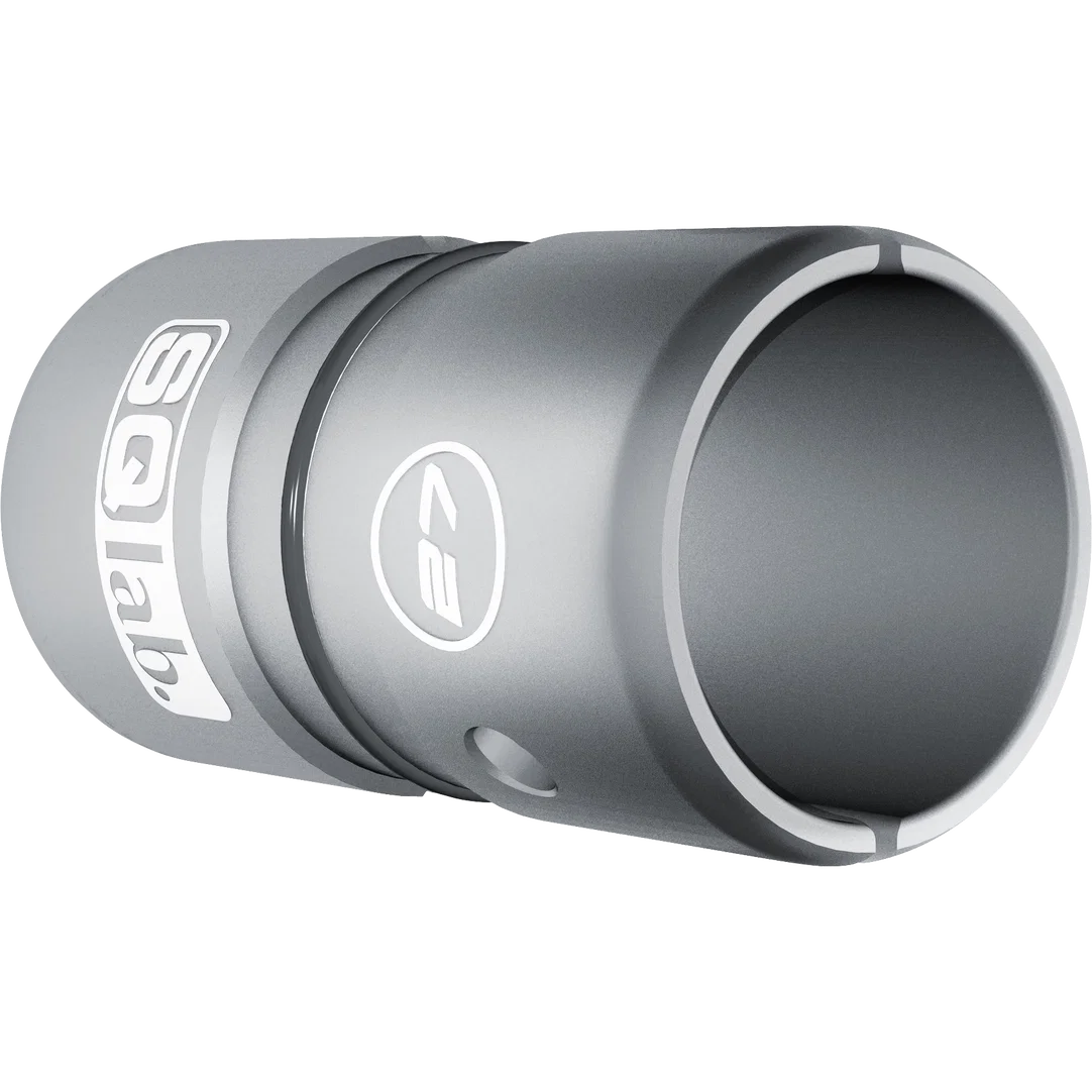 SQlab Lenkerhülse Aluminium Übermaß-Vorbau-Adapter 27,0/31,8 mm in silber
