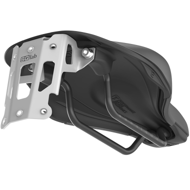 SQlab 613 R ERGOWAVE integrierter Flaschenhalteradapter in schwarz und silber