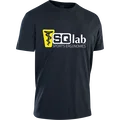 SQlab #mehrbums logo t-shirt men short sleeve in navy