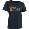 SQlab Tee Performance T-Shirt Damen in navy mit SQlab Sports Ergonomics Logo