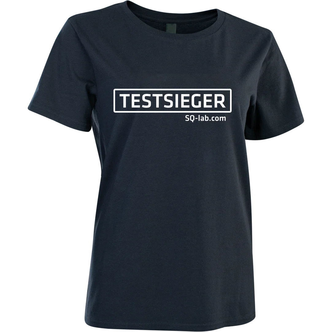 SQlab Testsieger Logo T-Shirt Damen in navy