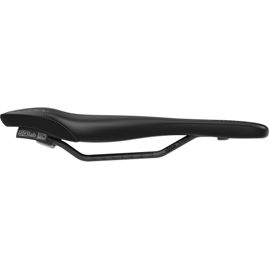 SQlab 611 ERGOWAVE active 2.1 MTB-Sattel in schwarz, Seitenansicht