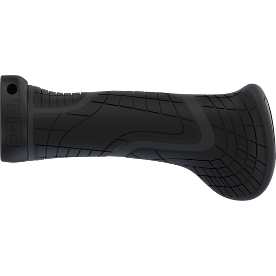 SQlab 710 ergonomischer MTB Lenkergriff in schwarz, Seitenansicht