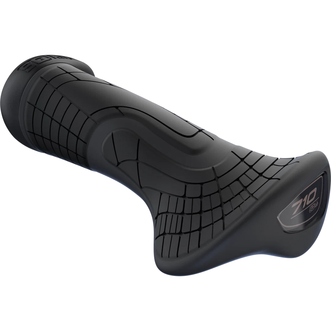SQlab 710 ergonomic MTB handlebar grips in black