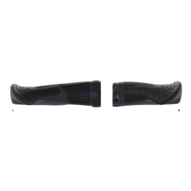 SQlab 710 Short Ergonomie-Lenkergriffe Paar (links + rechts kurz) in schwarz für Drehgriffschaltung
