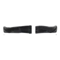 SQlab 710 Short ergonomic handlebar grips pair left and right short in black for twist shift systems
