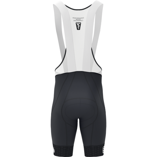 SQlab ONE12 cuissard à bretelles en noir et blanc pour le cyclisme sur route – vue arrière