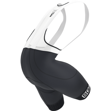 Cuissard à bretelles SQlab ONE12 en noir et blanc pour le cyclisme