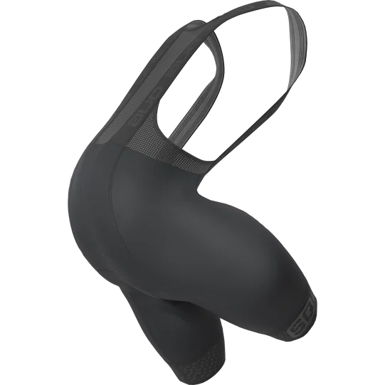 SQlab ONE12 Bib-Shorts unisex in schwarz für Radsport und Langstreckenfahrten