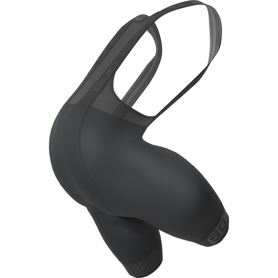 SQlab ONE12 cuissard à bretelles unisex en noir pour le cyclisme longue distance