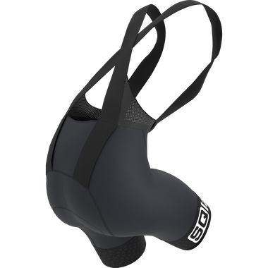 SQlab ONE12 women cycling shorts with SQ-Pad 12 chamois and bib straps in black