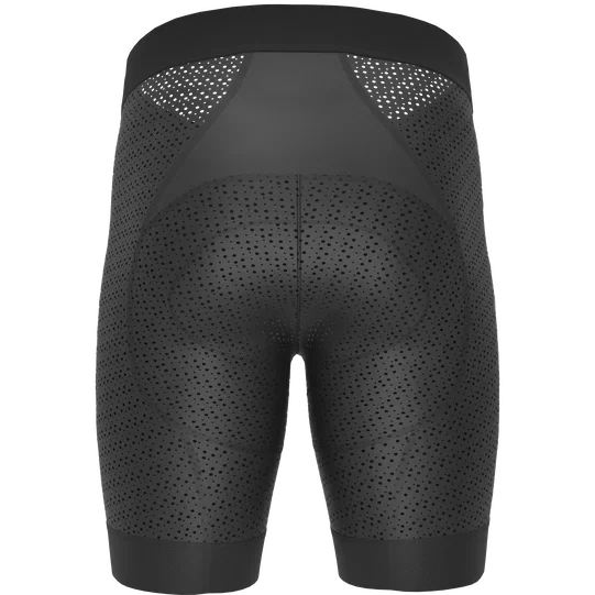 SQlab ONE10 Radunterhose unisex in schwarz mit SQ-Pad 10 Sitzpolster, Rückansicht