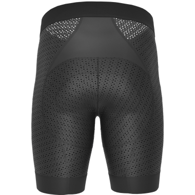 SQlab ONE10 cycling liner shorts unisex in black with SQ-Pad 10 chamois, back view