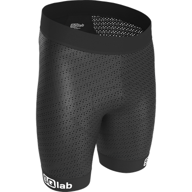 SQlab ONE10 unisex cycling shorts with SQ-Pad 10 chamois in black for everyday cycling