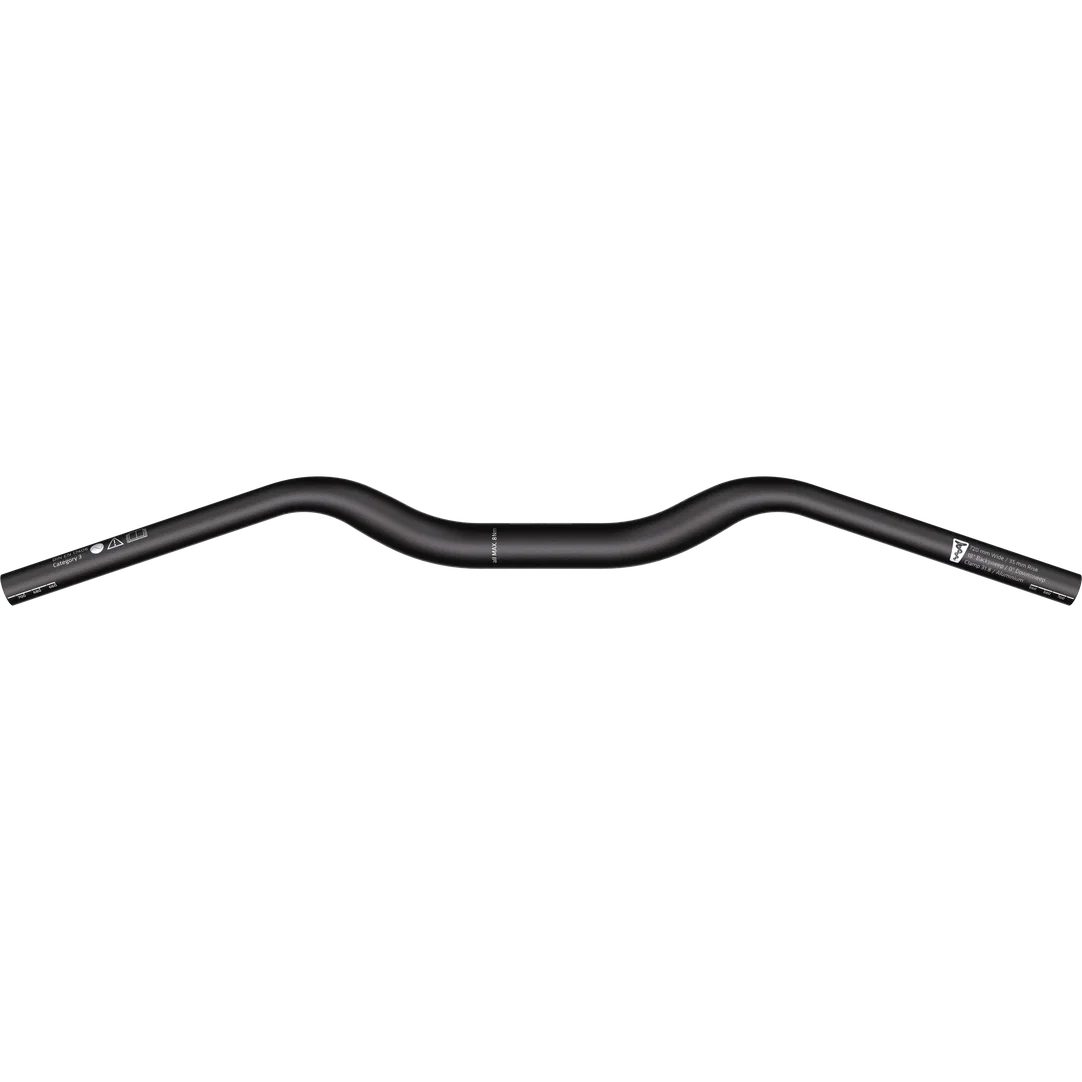 SQlab 310 3.0 ergonomic mountain bike handlebar 31.8mm in matte black