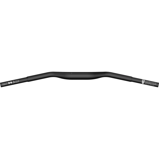 SQlab 3½ Fahrradlenker Kinder in schwarz, Aluminium Riser Bar mit Backsweep, Aufsicht