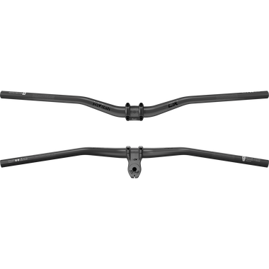 SQlab 3OX Carbon 9° MTB downhill handlebar high rise 55mm in dark charcoal carbon