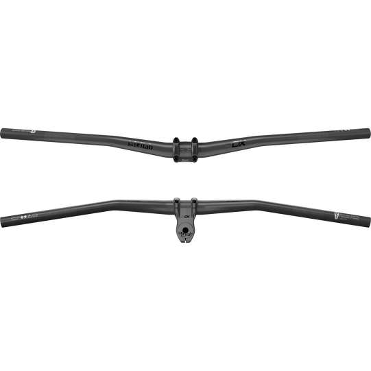 SQlab 3OX Carbon MTB handlebar 9° backsweep in matte black, Rise Med and High