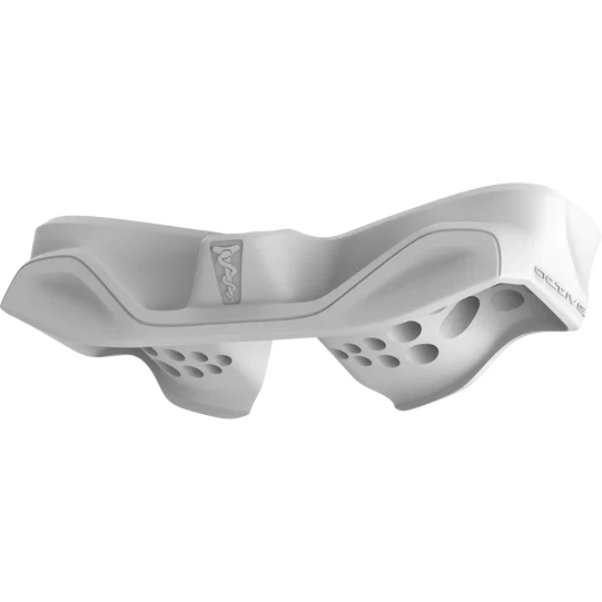 SQlab elastomer kit for Active saddle technology in white soft variant, three-quarter view