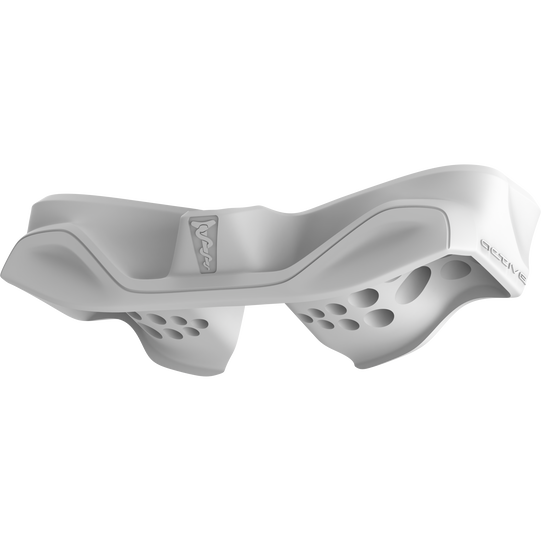 SQlab elastomer kit for Active saddle technology in white soft variant, three-quarter view