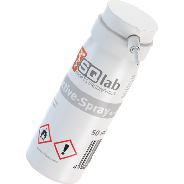 SQlab Active-Spray spray d'entretien 50 ml en gris clair et blanc avec pompe vaporisateur
