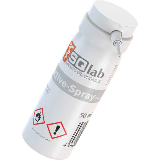 SQlab Active-Spray spray d'entretien 50 ml en gris clair et blanc avec pompe vaporisateur