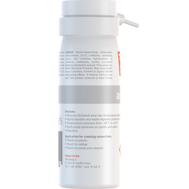 SQlab Active Spray spray d'entretien 50 ml en gris clair et blanc, vue arrière