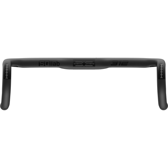 Cintre intégré carbone SQlab 312 R pour vélo de route avec câblage interne en noir mat