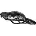 Selle VTT SQlab 6OL active 14 cm en noir, vue de côté avec profil ERGOWAVE