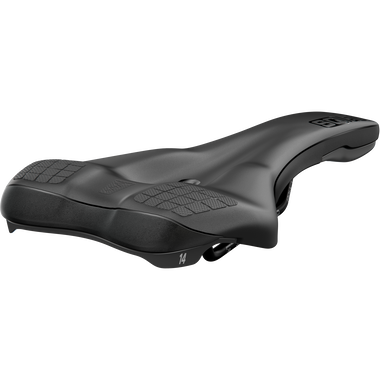 Selle vélo SQlab 6OL active 14 cm en noir avec profil ERGOWAVE et nez allongé
