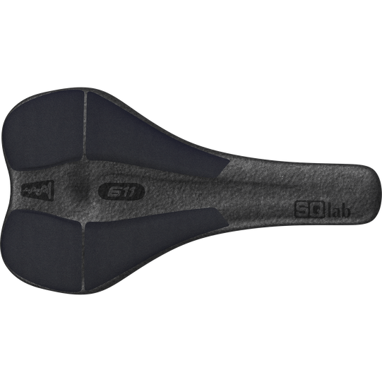 SQlab 611 Infinergy ERGOWAVE active 2.1 ClipOn MTB saddle in black