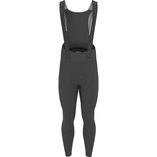 SQlab ONE12 Bib Tights Herren in dunkelgrau mit integriertem Chamois für Radsport