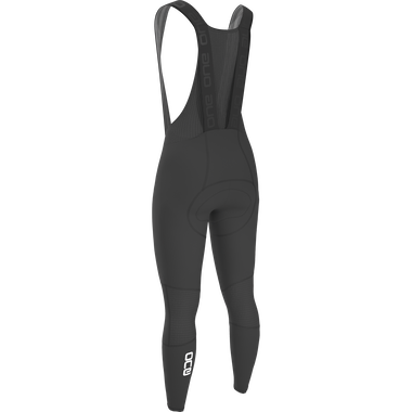 SQlab ONE12 women bib tights in black for cycling rear view