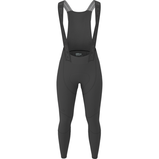SQlab ONE12 women's bib tights full-length in black for road cycling