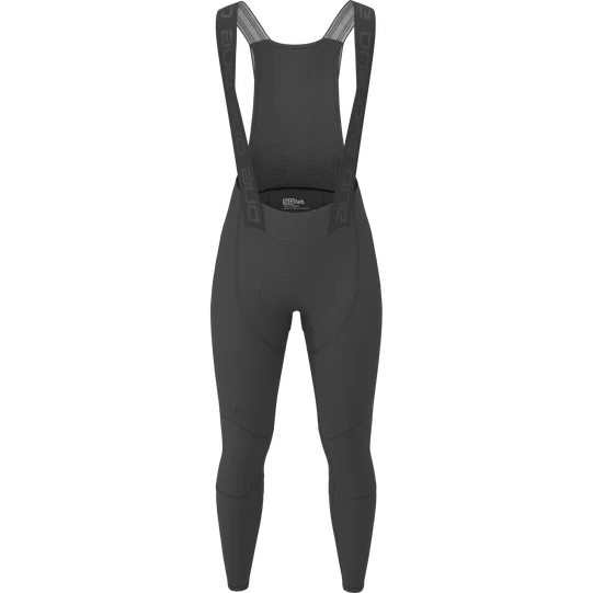 SQlab ONE12 Bib-Tights lang Damen in schwarz für Radsport