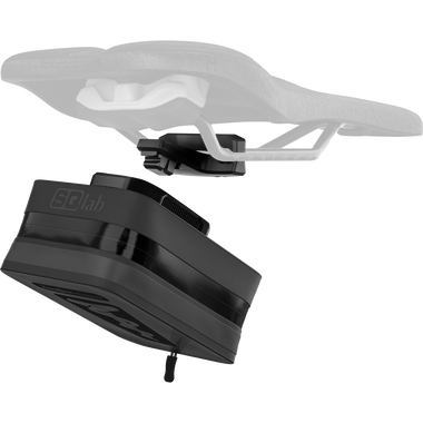 SQlab saddle bag Fidlock® 0.5 l in black with magnetic quick-release adapter