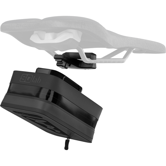 SQlab saddle bag Fidlock® 0.5 l in black with magnetic quick-release adapter