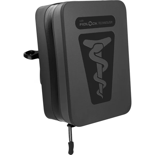 SQlab saddle bag Fidlock® 0.5 l in charcoal grey with Comfort active 2.1 adapter