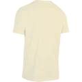 SQlab Tee SS ltd. Team men short-sleeve T-shirt back view in natural ecru