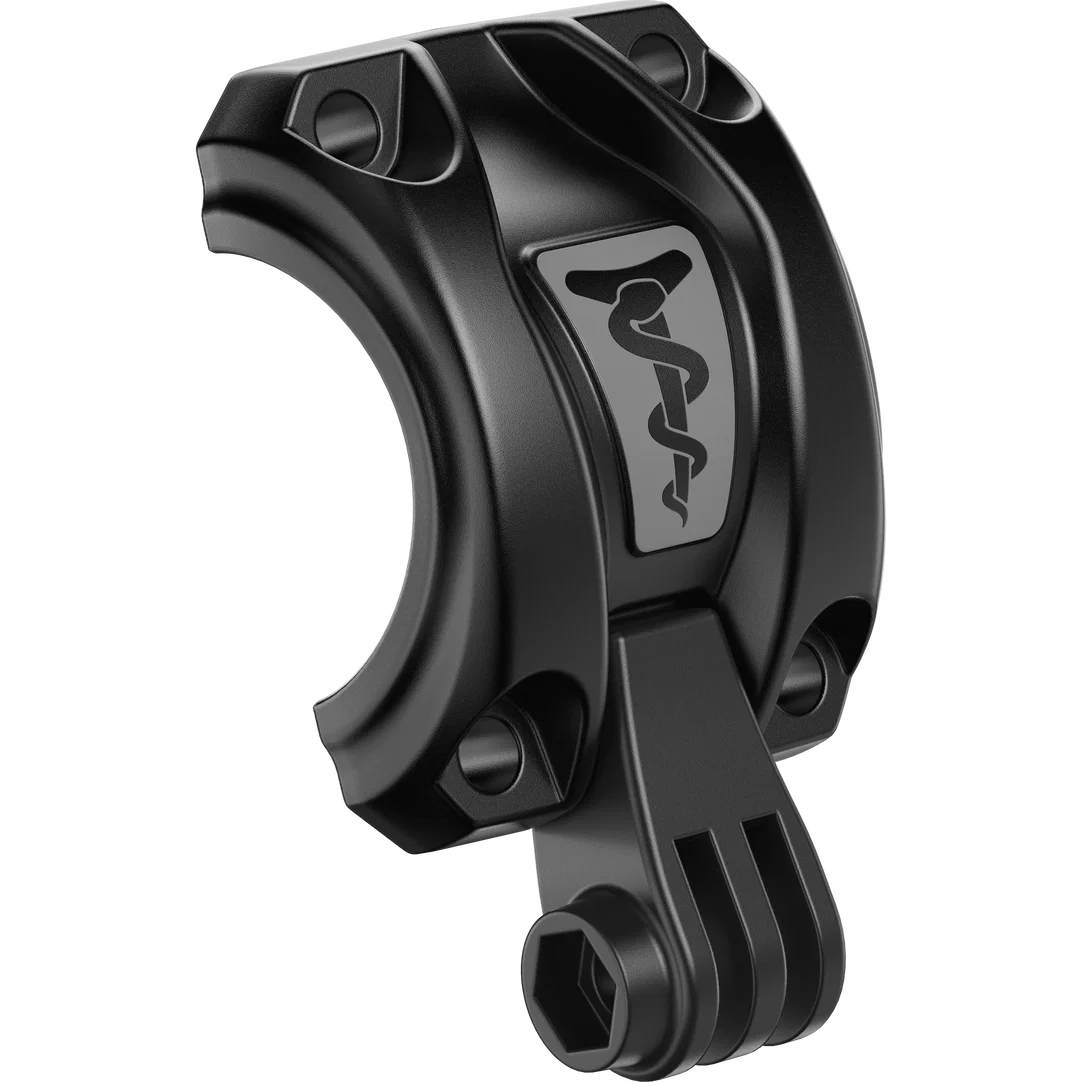 SQlab Faceplate Lightmount 802/821 3.0 stem accessory in matte black with integrated light mount