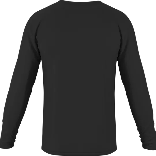 SQlab Tee Logo LS Longsleeve Shirt in schwarz — Rückansicht
